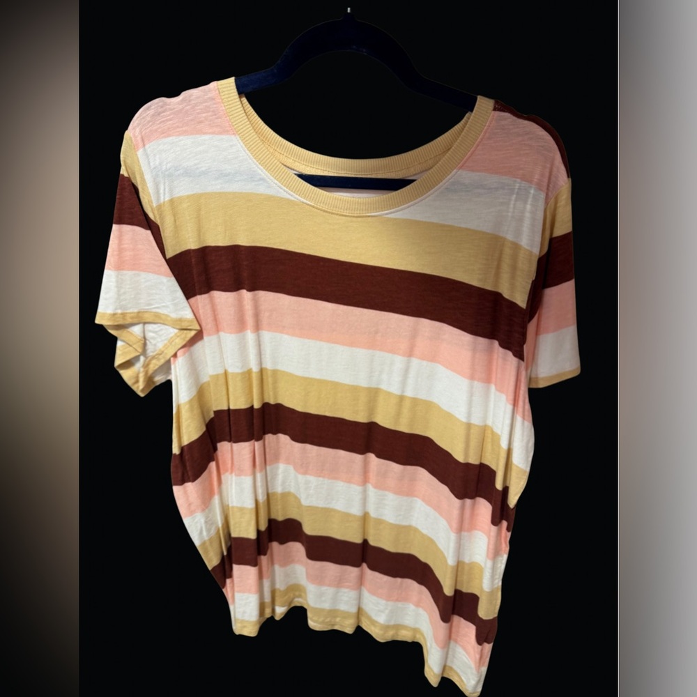 Torrid Size 3 (22) Striped Multicolor Women's Top